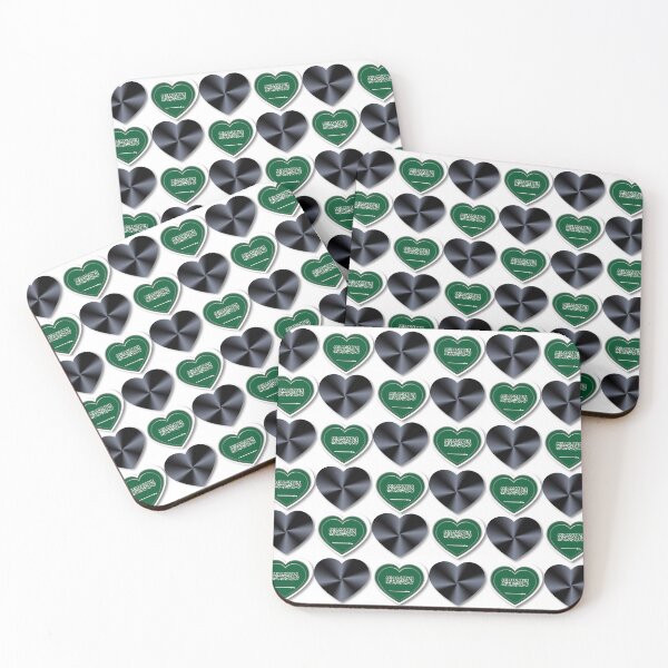 Item preview, Saudi Arabia Flag Heart Pattern designed and sold by IntelliMindDesigns.
