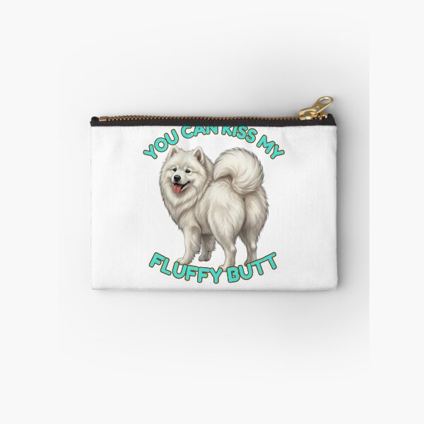 Item preview, You Can Kiss My Fluffy Butt Funny Samoyed Dog Meme designed and sold by DailyStruggleCo.
