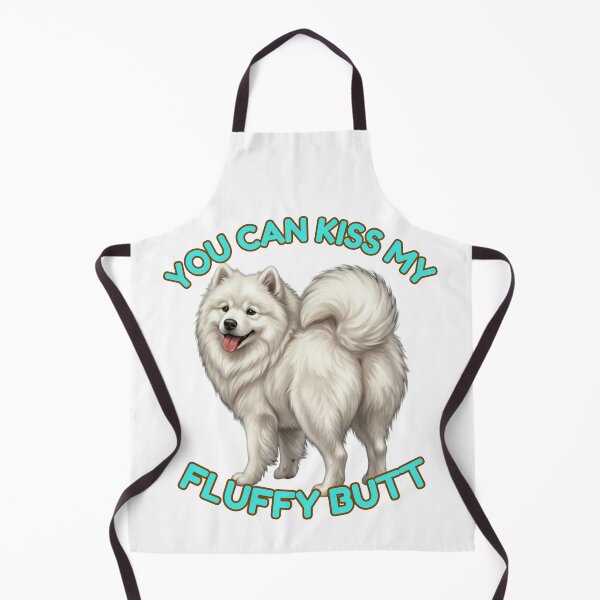 Item preview, You Can Kiss My Fluffy Butt Funny Samoyed Dog Meme designed and sold by DailyStruggleCo.