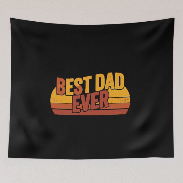 Item preview, Best Dad Ever Shirt Vintage Retro Father’s Day designed and sold by Okrino.