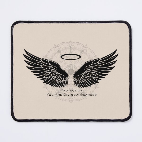 Item preview, Protection – You Are Divinely Guarded Spiritual Typography Design designed and sold by CosmicQuietLab.
