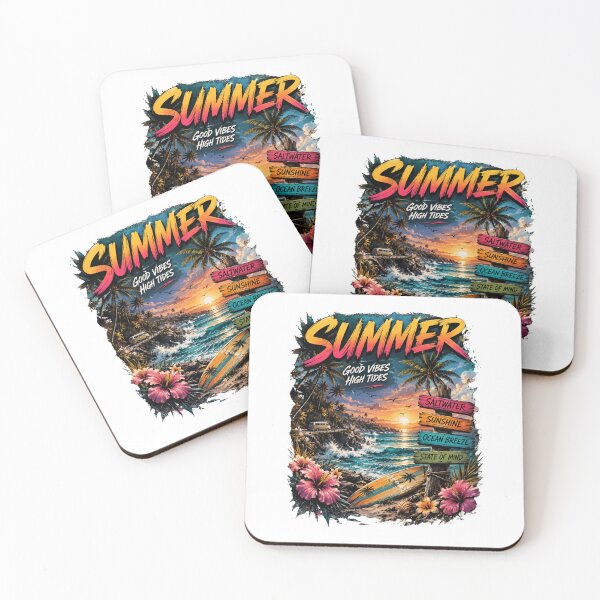 Item preview, Summer Vibes Tropical Sunset Beach designed and sold by AchraffPrint.