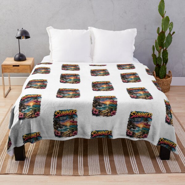 Item preview, Summer Vibes Tropical Sunset Beach designed and sold by AchraffPrint.