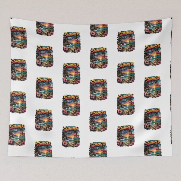 Item preview, Summer Vibes Tropical Sunset Beach designed and sold by AchraffPrint.