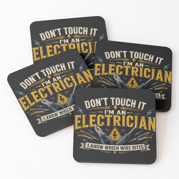 Item preview, Don’t Touch It I’m An Electrician Funny Electrician T-Shirt Wire Humor Tee designed and sold by Drip5.