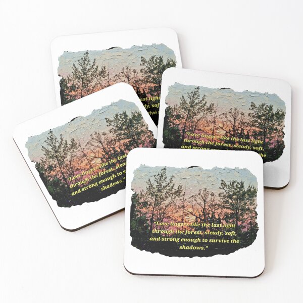 Item preview, Whispers of Love at Sunset | Romantic Forest Landscape Photography designed and sold by EACS Photo.