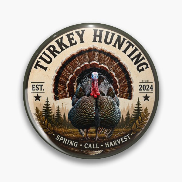 Item preview, Turkey Hunting Heritage Badge designed and sold by TammyHunterArt.