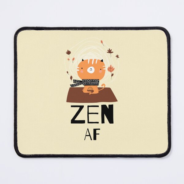 Item preview, Zen AF Cat Yoga | Funny Cute Meditating Animal Design designed and sold by WellspringXflow.