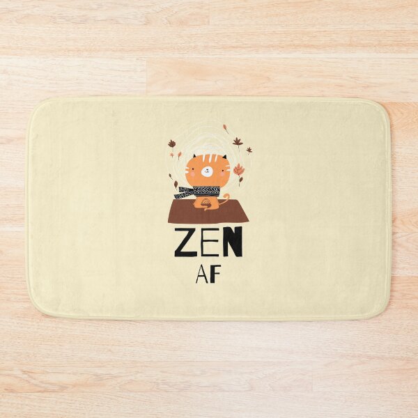 Item preview, Zen AF Cat Yoga | Funny Cute Meditating Animal Design designed and sold by WellspringXflow.