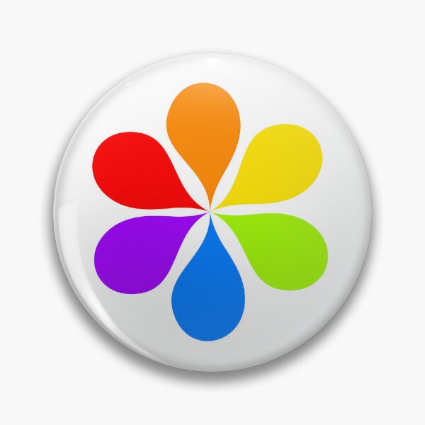 Item preview, Minimalist Rainbow Flower Vibrant Floral Art designed and sold by SolutionsArt.