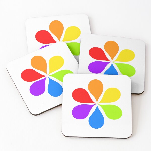 Item preview, Minimalist Rainbow Flower Vibrant Floral Art designed and sold by SolutionsArt.