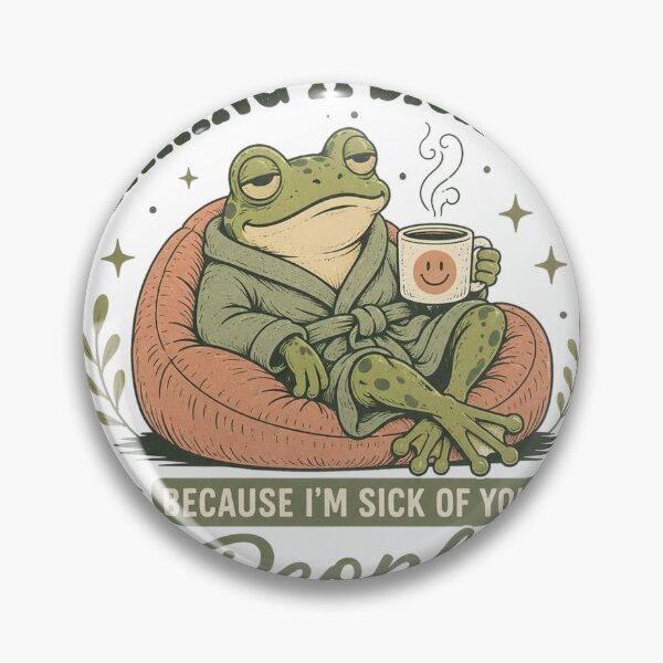 Item preview, Sick Day Frog Humor Design designed and sold by ErickaRoberts.
