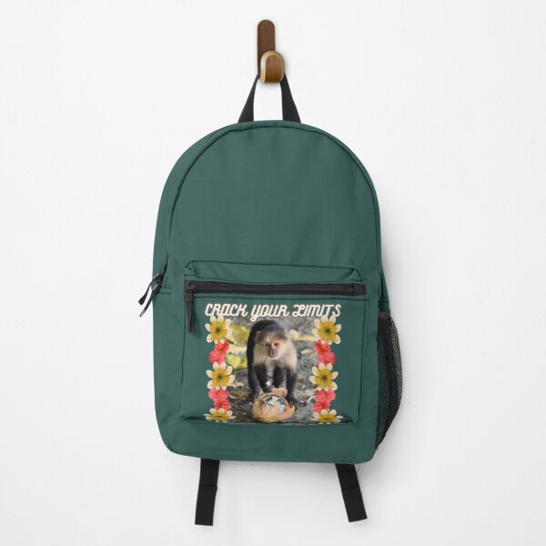 Item preview, Crack Your Limits Retro Monkey Coconut Flower Art designed and sold by PaniKulka.