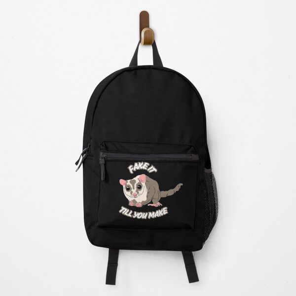 Item preview, Fake It Till You Make It Funny Possum Sarcastic designed and sold by SoftAuraStudi0.