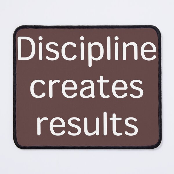 Item preview, Discipline Creates Results – Fitness & Weight Loss Mindset designed and sold by Creations by lyne.