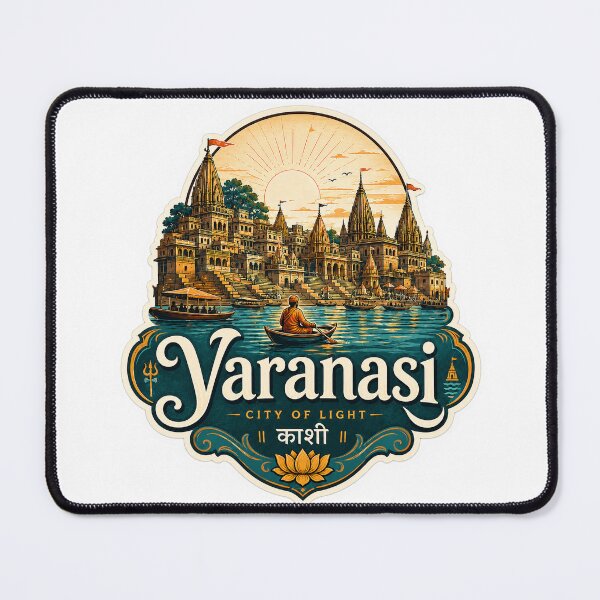 Item preview, Varanasi Ghats Spiritual Heritage Art designed and sold by ArtsyExplorer.