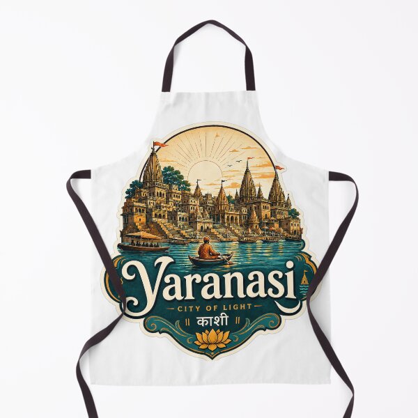 Item preview, Varanasi Ghats Spiritual Heritage Art designed and sold by ArtsyExplorer.