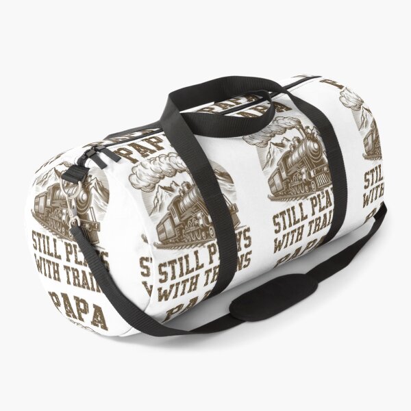 Item preview, Papa Still Plays With Trains Vintage Locomotive designed and sold by Dmetalx Art Apparel.