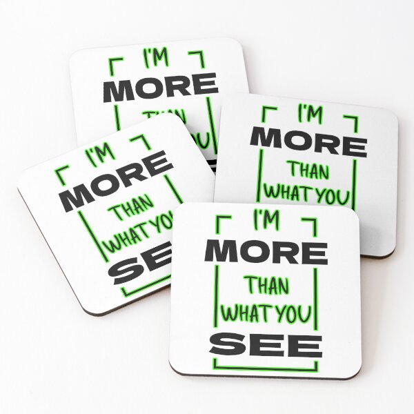 Item preview, I’m More Than What You See Neon Motivational Quote Design designed and sold by PixelParinda.