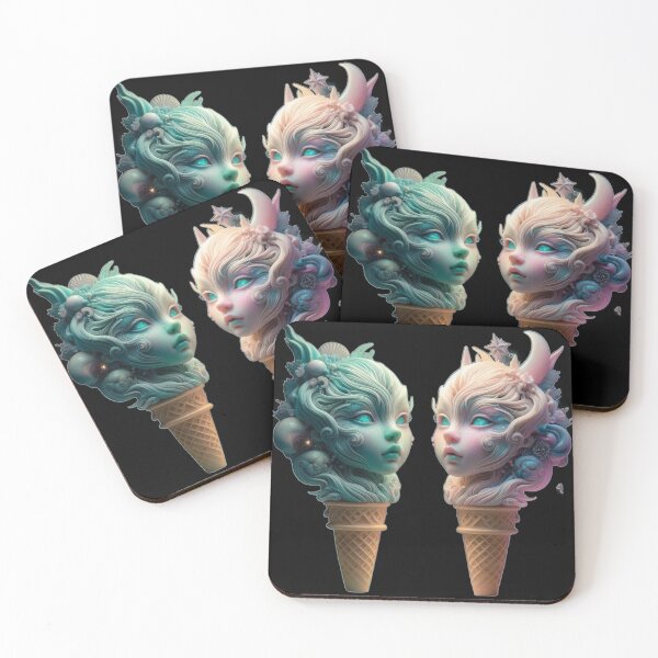 Item preview, Ethereal Fantasy Ice Cream Spirit designed and sold by LujziWorld.