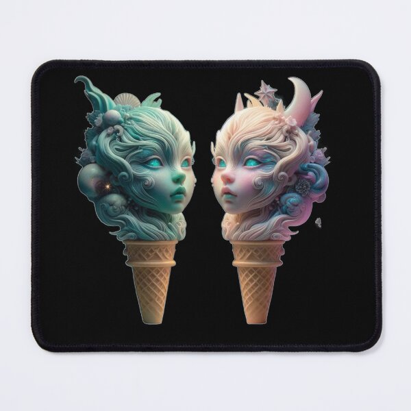 Item preview, Ethereal Fantasy Ice Cream Spirit designed and sold by LujziWorld.