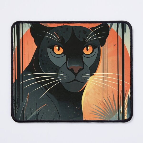 Item preview, Wall Art - Postcard - Panther Sun – Jungle Majesty designed and sold by ForeverPrintsOK.