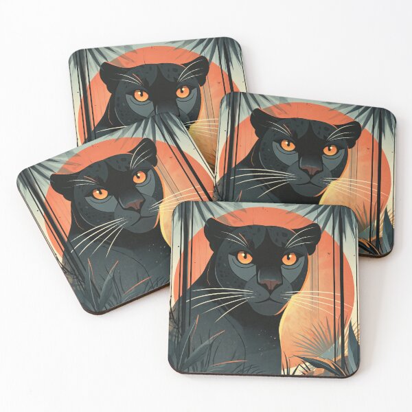 Item preview, Wall Art - Postcard - Panther Sun – Jungle Majesty designed and sold by ForeverPrintsOK.