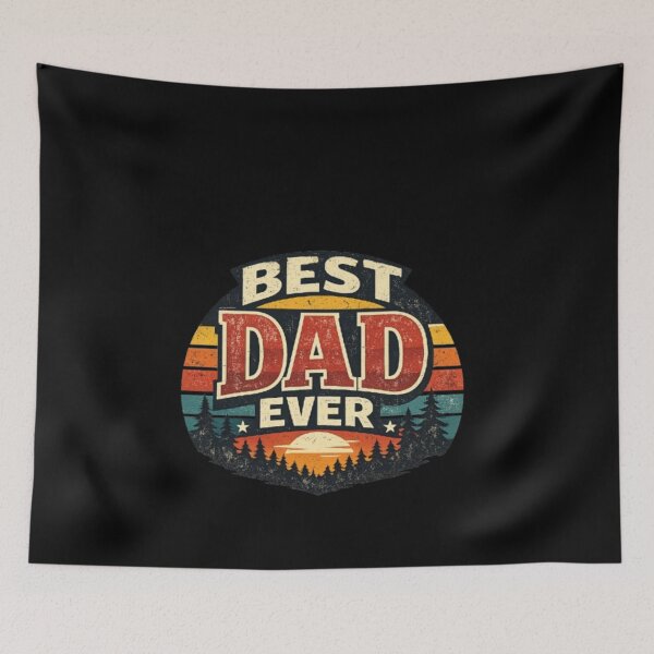 Item preview, Copia de Best Dad Ever Shirt Vintage Retro Father’s Day designed and sold by Okrino.
