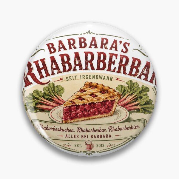 Item preview, Barbara's rhubarb bar designed and sold by Pop, Culture and Stuff.