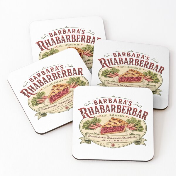Item preview, Barbara's rhubarb bar designed and sold by Pop, Culture and Stuff.