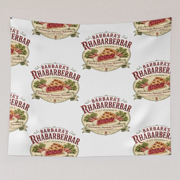 Item preview, Barbara's rhubarb bar designed and sold by Pop, Culture and Stuff.