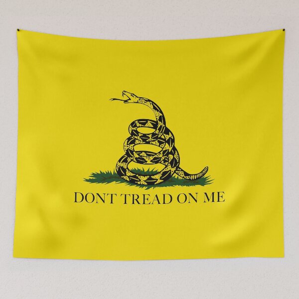 Aperçu de l'œuvre Drapeau de Gadsden « Ne me marchez pas dessus » créée et vendue par Bruiserstang.