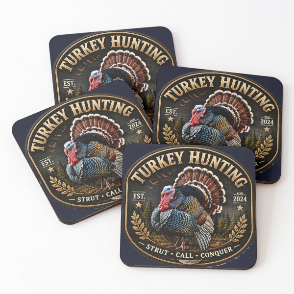 Item preview, Midnight Strut Turkey Hunting Logo designed and sold by TammyHunterArt.