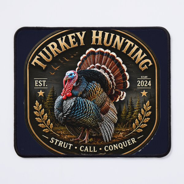 Item preview, Midnight Strut Turkey Hunting Logo designed and sold by TammyHunterArt.