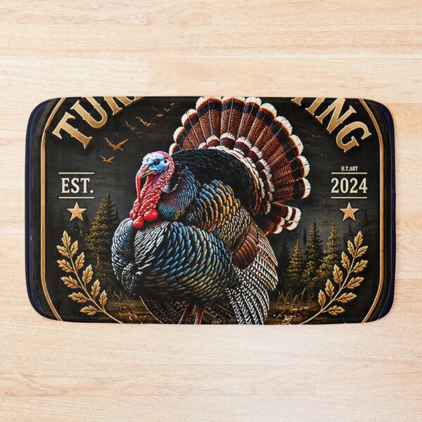 Item preview, Midnight Strut Turkey Hunting Logo designed and sold by TammyHunterArt.