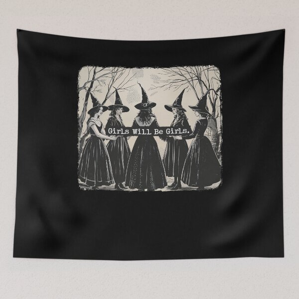 Item preview, Girls Will Be Girls Witch Vintage designed and sold by charoen-design.