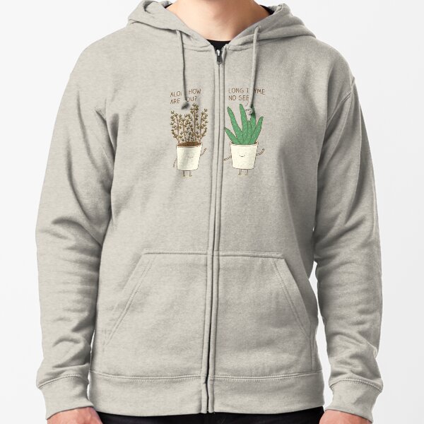 garden etiquette Zipped Hoodie