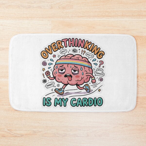 Item preview, Overthinking Is My Cardio designed and sold by Obinne.