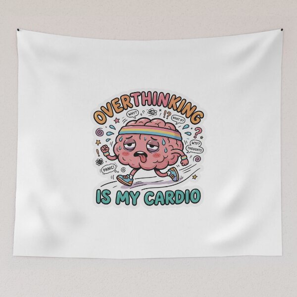 Item preview, Overthinking Is My Cardio designed and sold by Obinne.