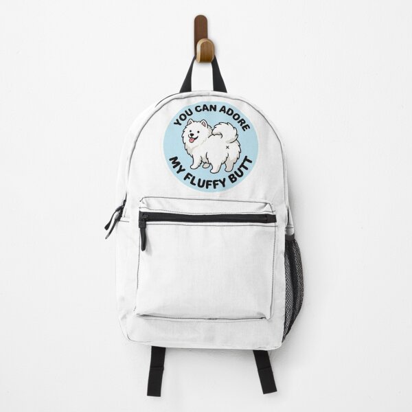 Item preview, You Can Adore My Fluffy Butt Doodle Samoyed Dog Meme designed and sold by DailyStruggleCo.