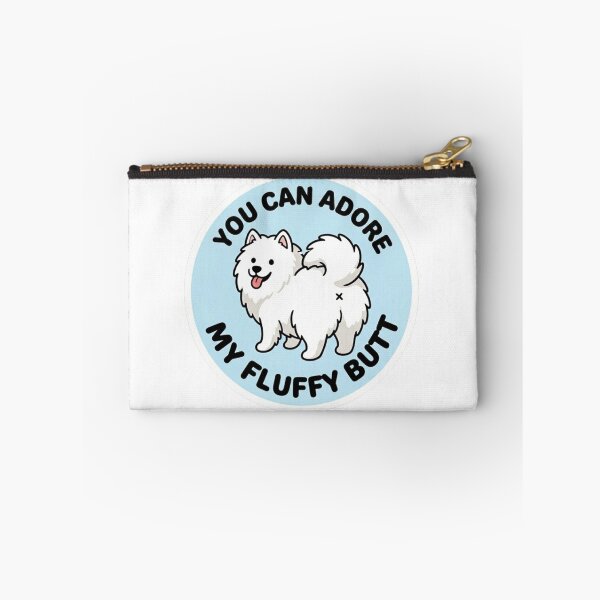 Item preview, You Can Adore My Fluffy Butt Doodle Samoyed Dog Meme designed and sold by DailyStruggleCo.