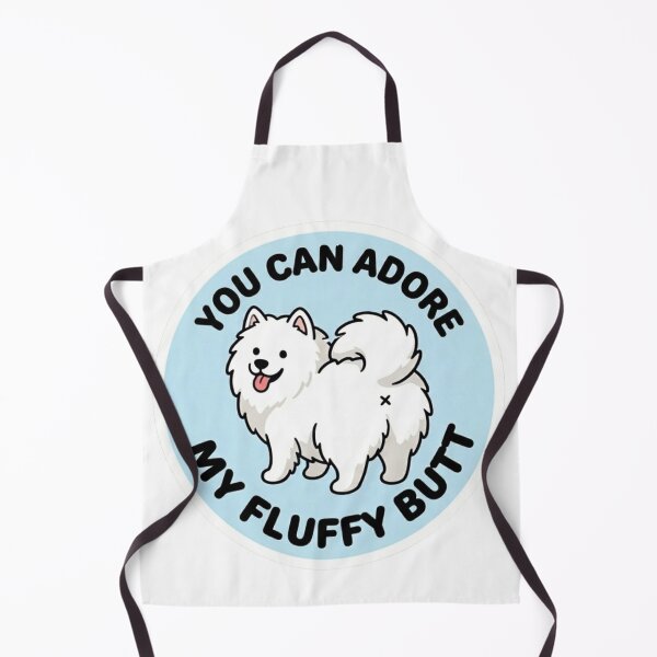 Item preview, You Can Adore My Fluffy Butt Doodle Samoyed Dog Meme designed and sold by DailyStruggleCo.