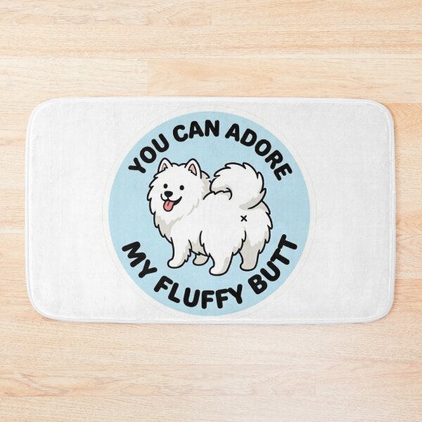 Item preview, You Can Adore My Fluffy Butt Doodle Samoyed Dog Meme designed and sold by DailyStruggleCo.