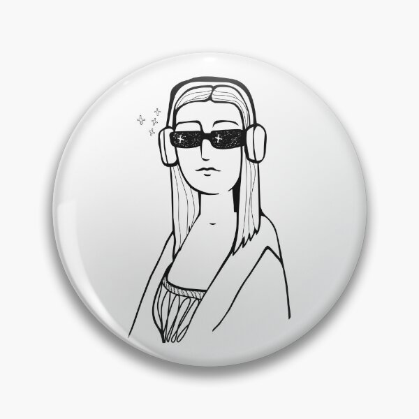 Item preview, Trendy renaissance queen with headphones designed and sold by SO-studio-art.