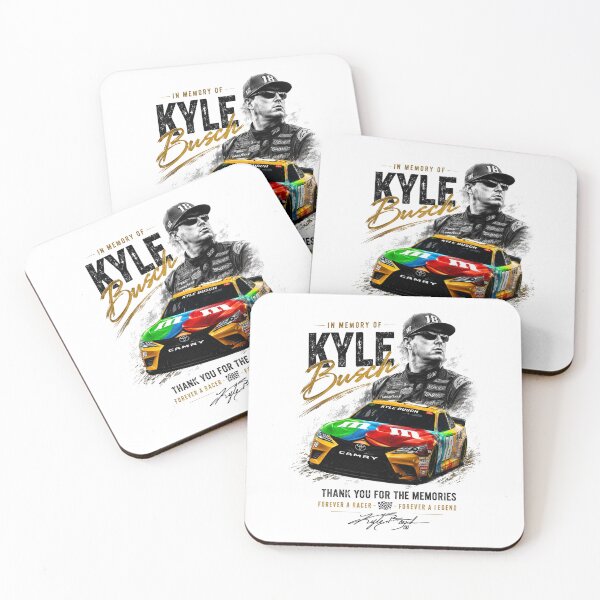 Item preview, RIP Kyle Busch Rowdy Tribute In Memory Motorsport Graphic designed and sold by STVSpinsDesign.