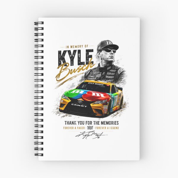 Item preview, RIP Kyle Busch Rowdy Tribute In Memory Motorsport Graphic designed and sold by STVSpinsDesign.