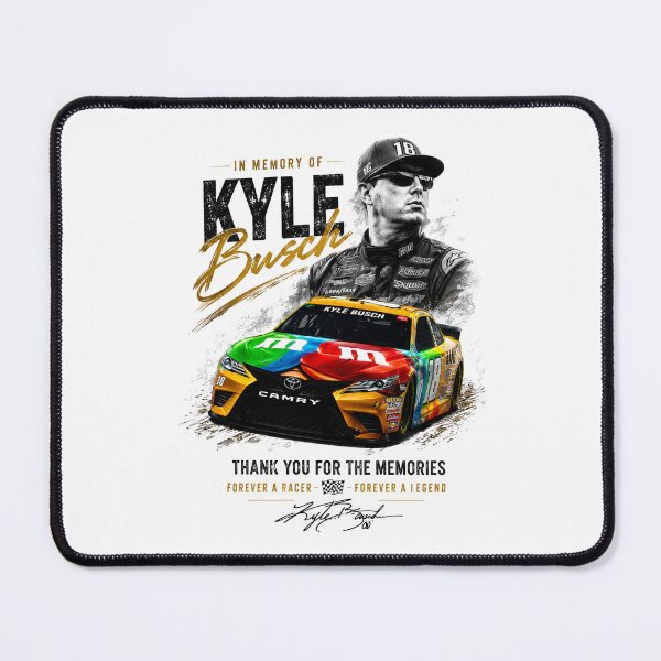 Item preview, RIP Kyle Busch Rowdy Tribute In Memory Motorsport Graphic designed and sold by STVSpinsDesign.