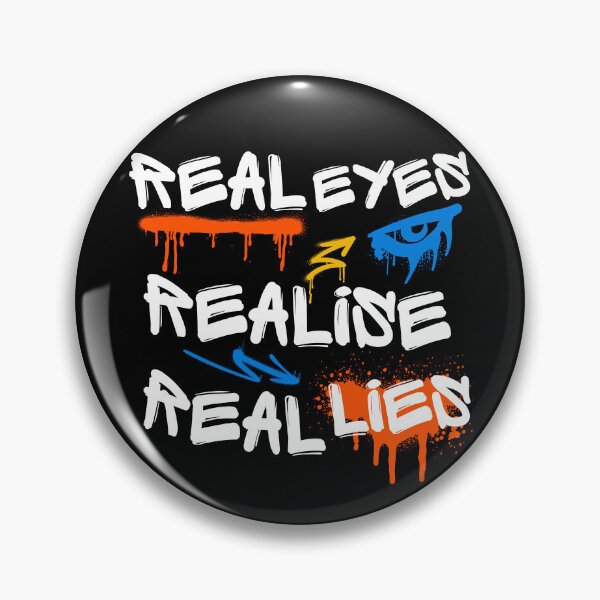 Item preview, Real Eyes Realise Real Lies - Urban Graffiti Statement designed and sold by mmhmerch.
