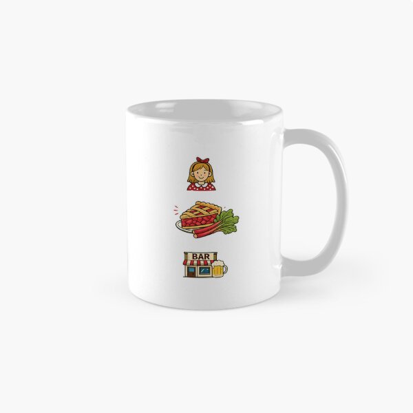 Item preview, Barbara's rhubarb bar emojis designed and sold by Pop, Culture and Stuff.