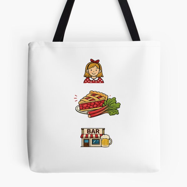 Item preview, Barbara's rhubarb bar emojis designed and sold by Pop, Culture and Stuff.